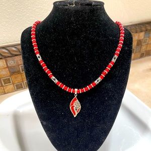 Sterling silver with True stones necklace